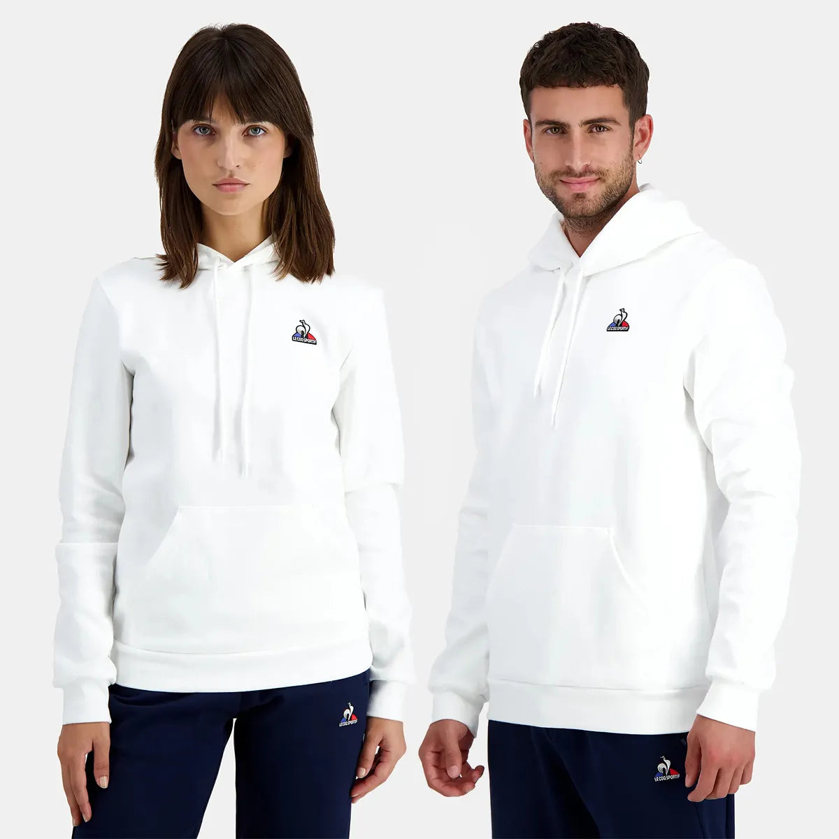 Felpa Le Coq Sportif Unisex Con Cappuccio Stagione 1