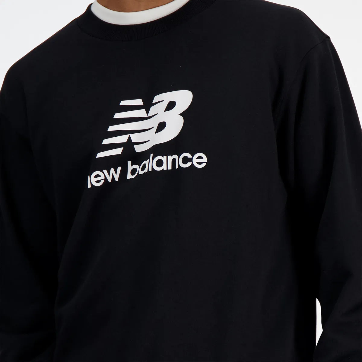 Felpa New Balance Essentials French Terry Logo Crew