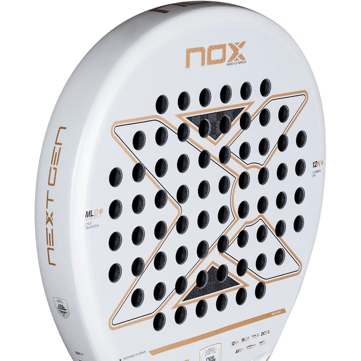 Racchetta da padel Nox Nextgen Pro Hybrid 12K Nfa Series