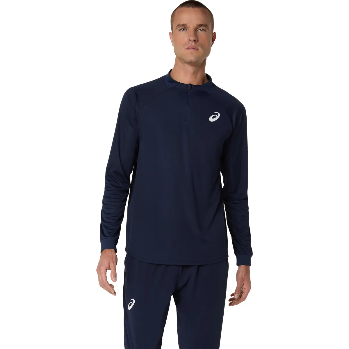 T-Shirt Asics Court Maniche Lunghe 1/4 Zip