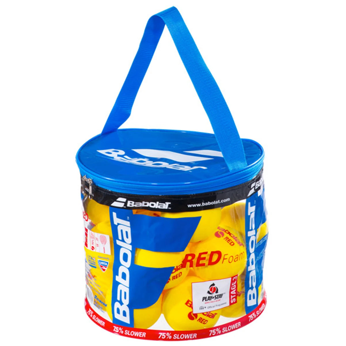 Borsa Zippe da 24 Palline Babolat Red Foam