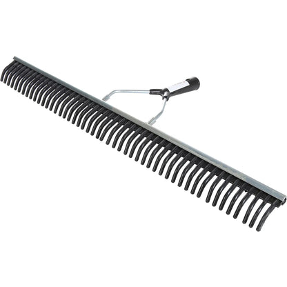 Rastrello Gomma Larghezza 75 Cm con Manico in Legno