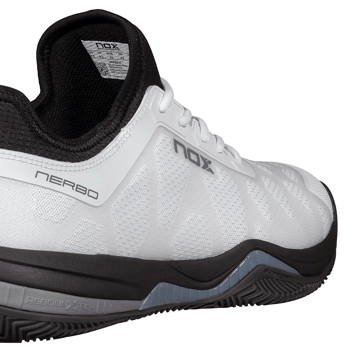 Scarpe da padel Nox Nerbo White/Raven