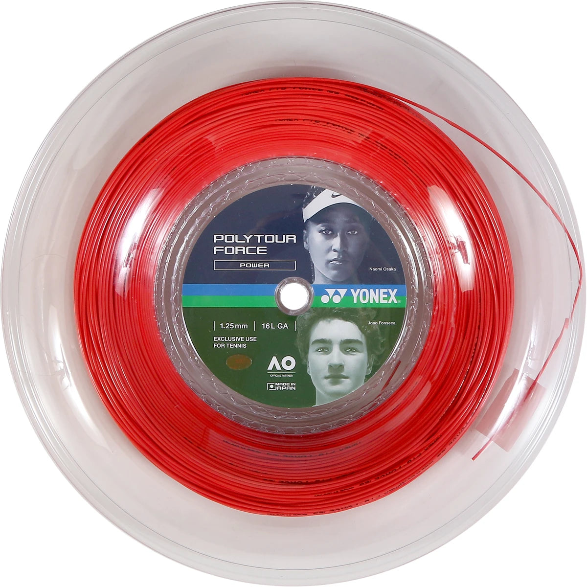 Bobina Yonex Polytour Force 125 (200 Metri)