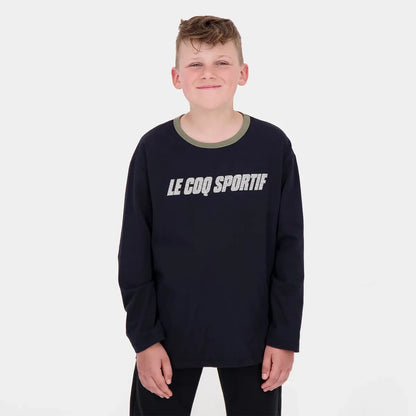T-Shirt Le Coq Sportif Junior Maniche Lunghe Grafica