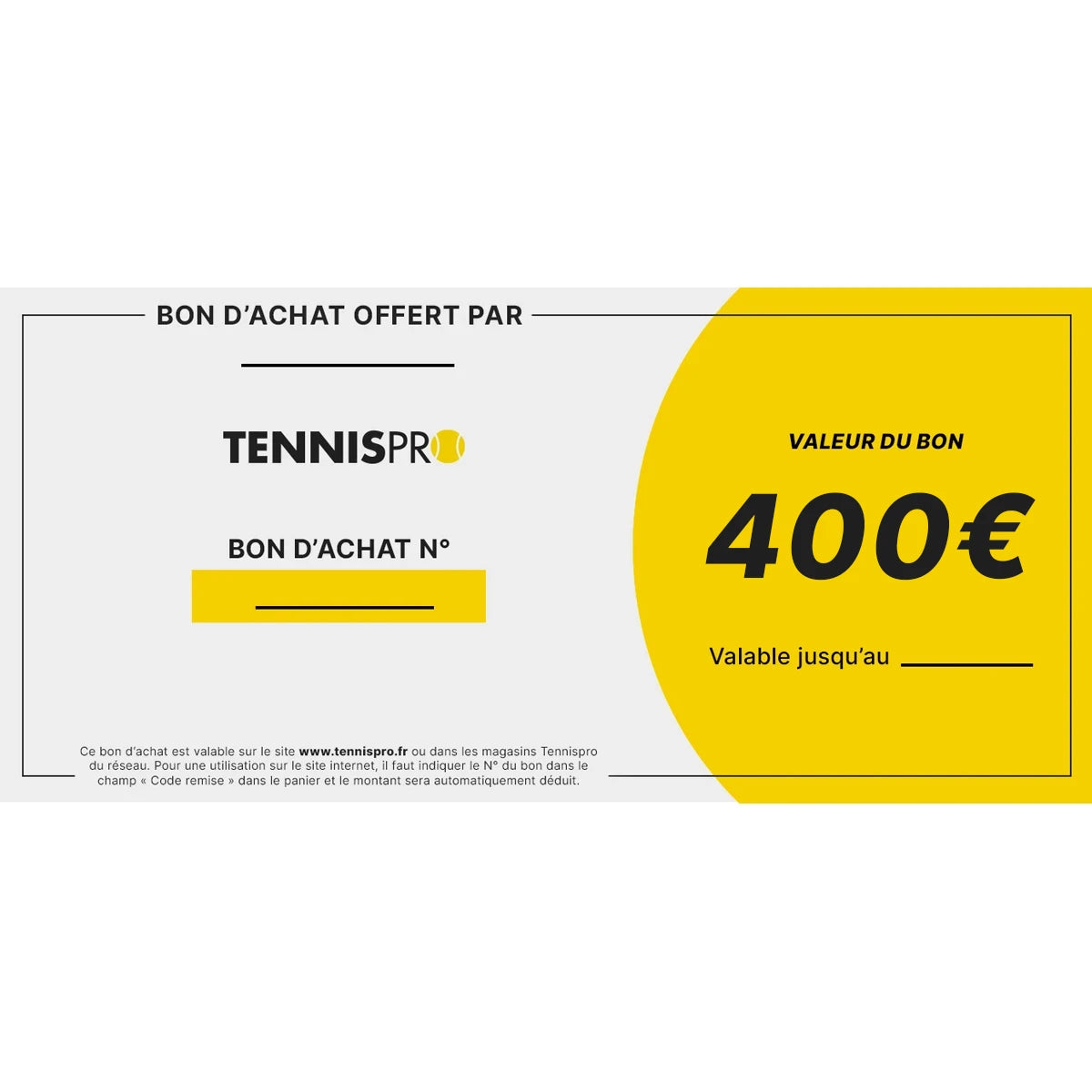 Buono Acquisto Tennispro 400€