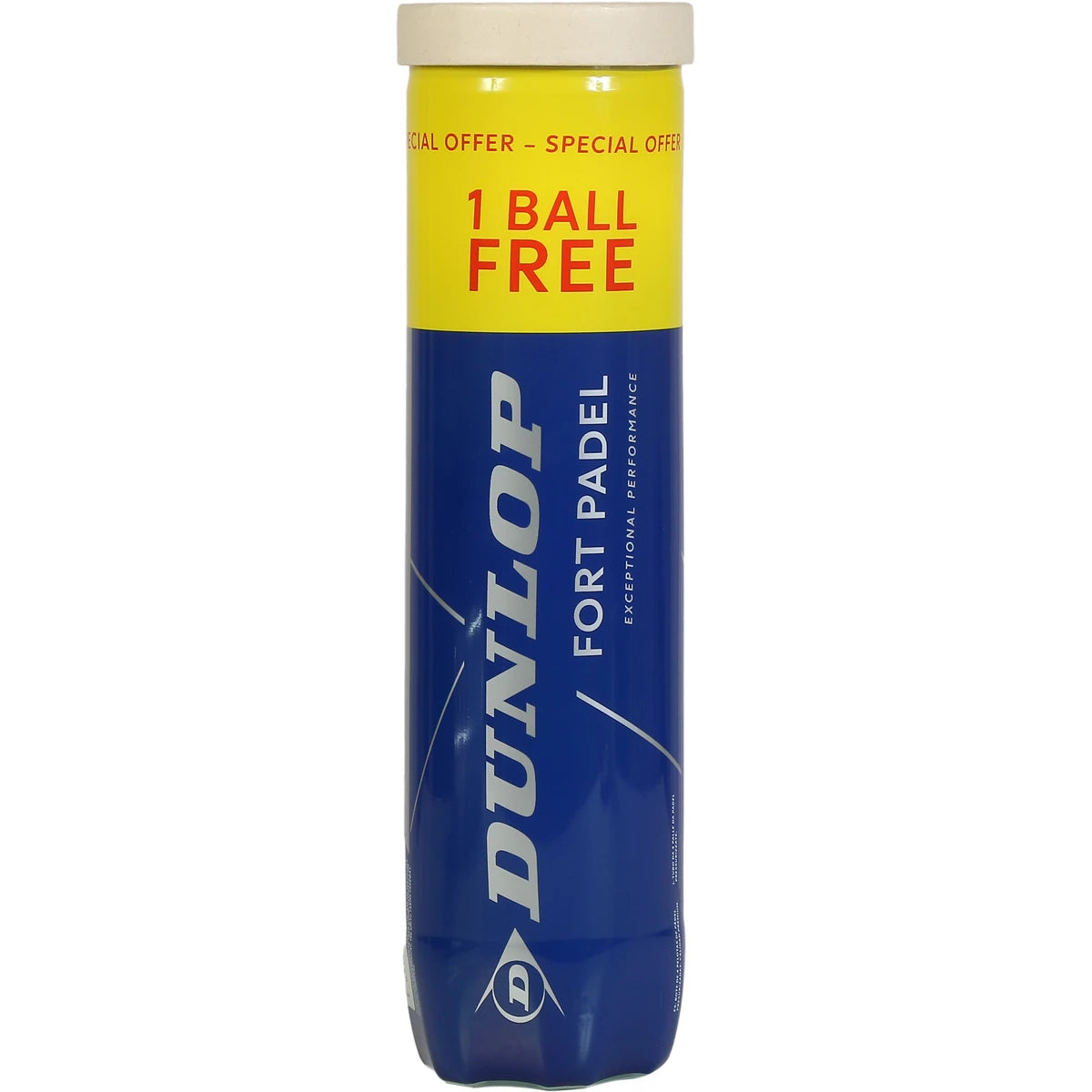 Tubetto da 4 Palline Dunlop Fort Padel