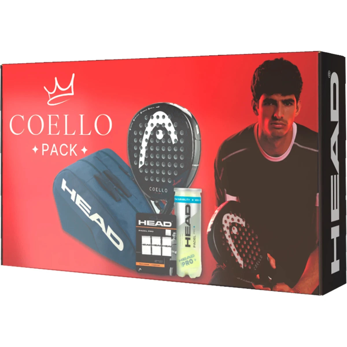 Pack Padel Borsa / Racchetta / Access Coello Vibe 2025