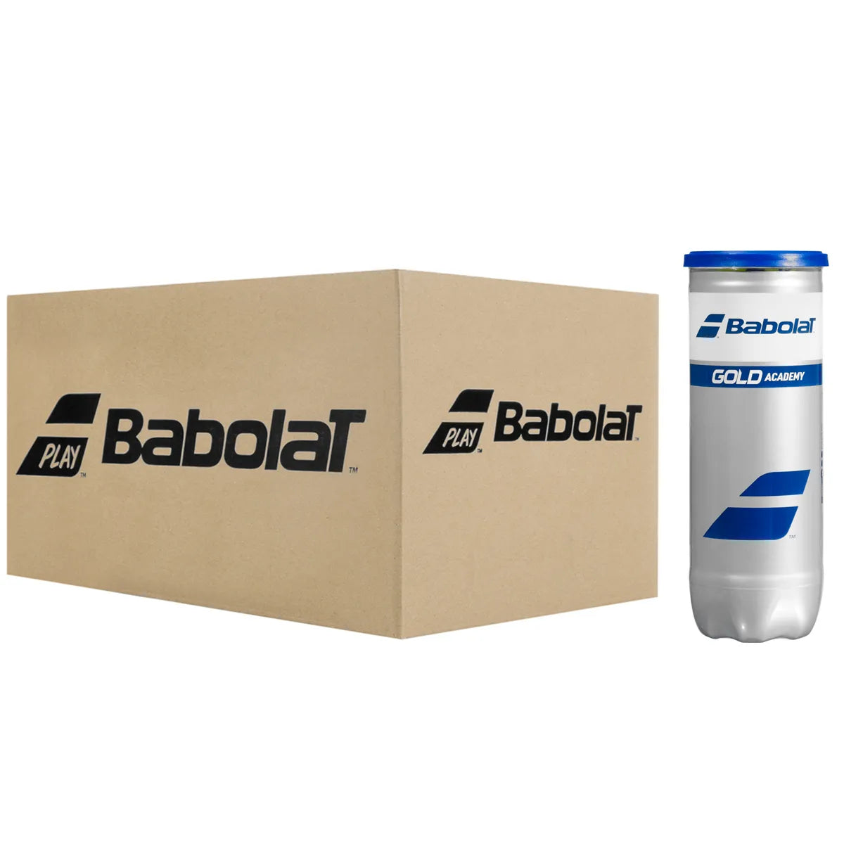 Cartone da 24 Tubetti da 3 Palline Babolat Gold Academy