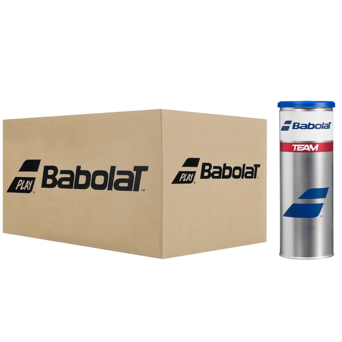 Scatola da 30 Tubetti da 3 Palline Babolat Team