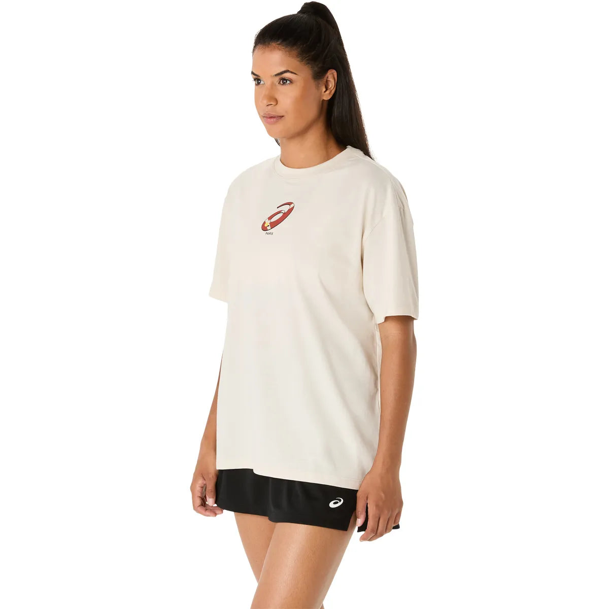 T-Shirt Asics Donna Court Graphic Paris