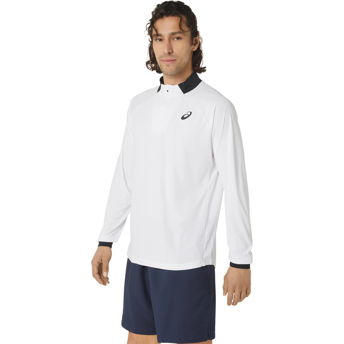 T-Shirt Asics Court Maniche Lunghe 1/2 Zip