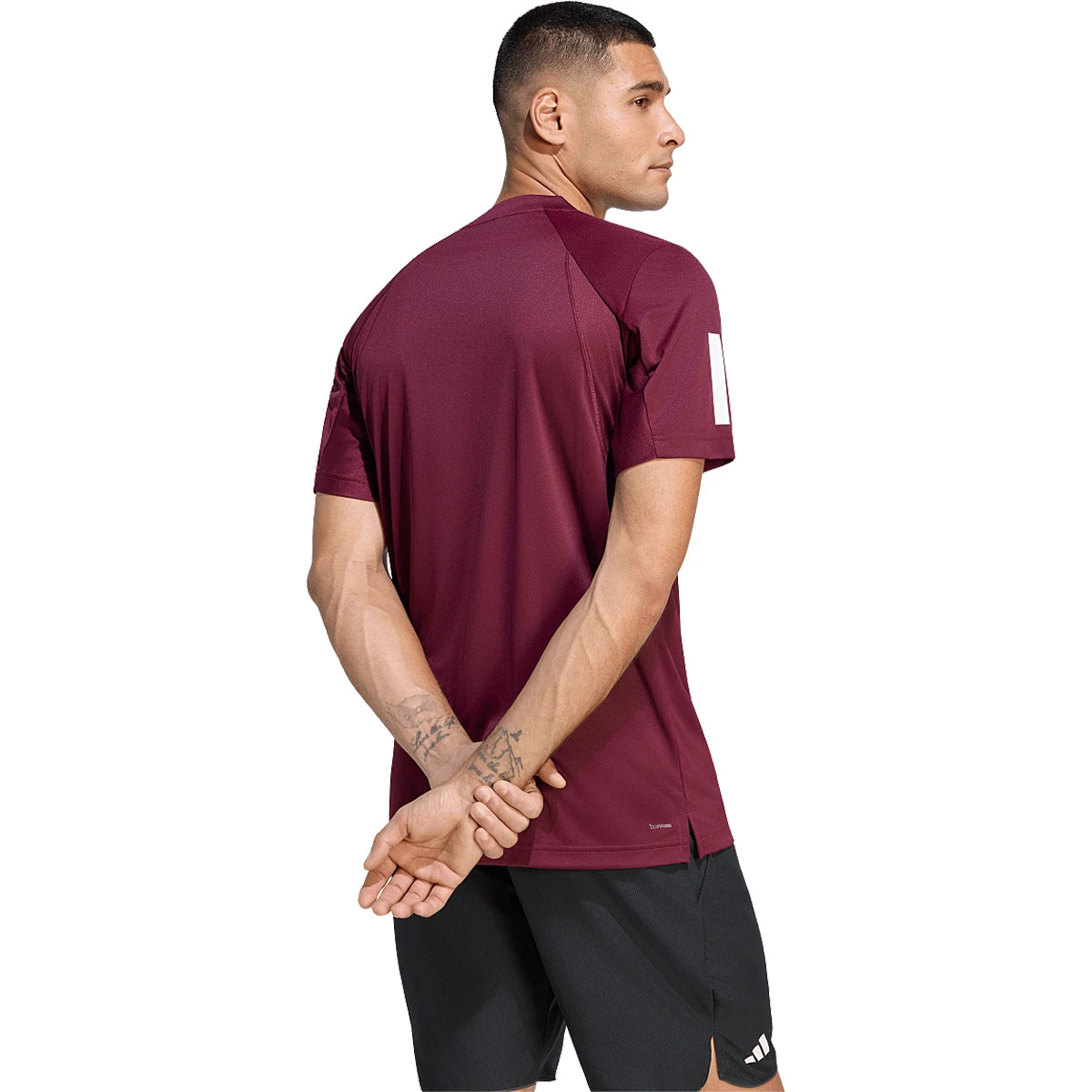 T-Shirt adidas Uomo Club 3 Strisce