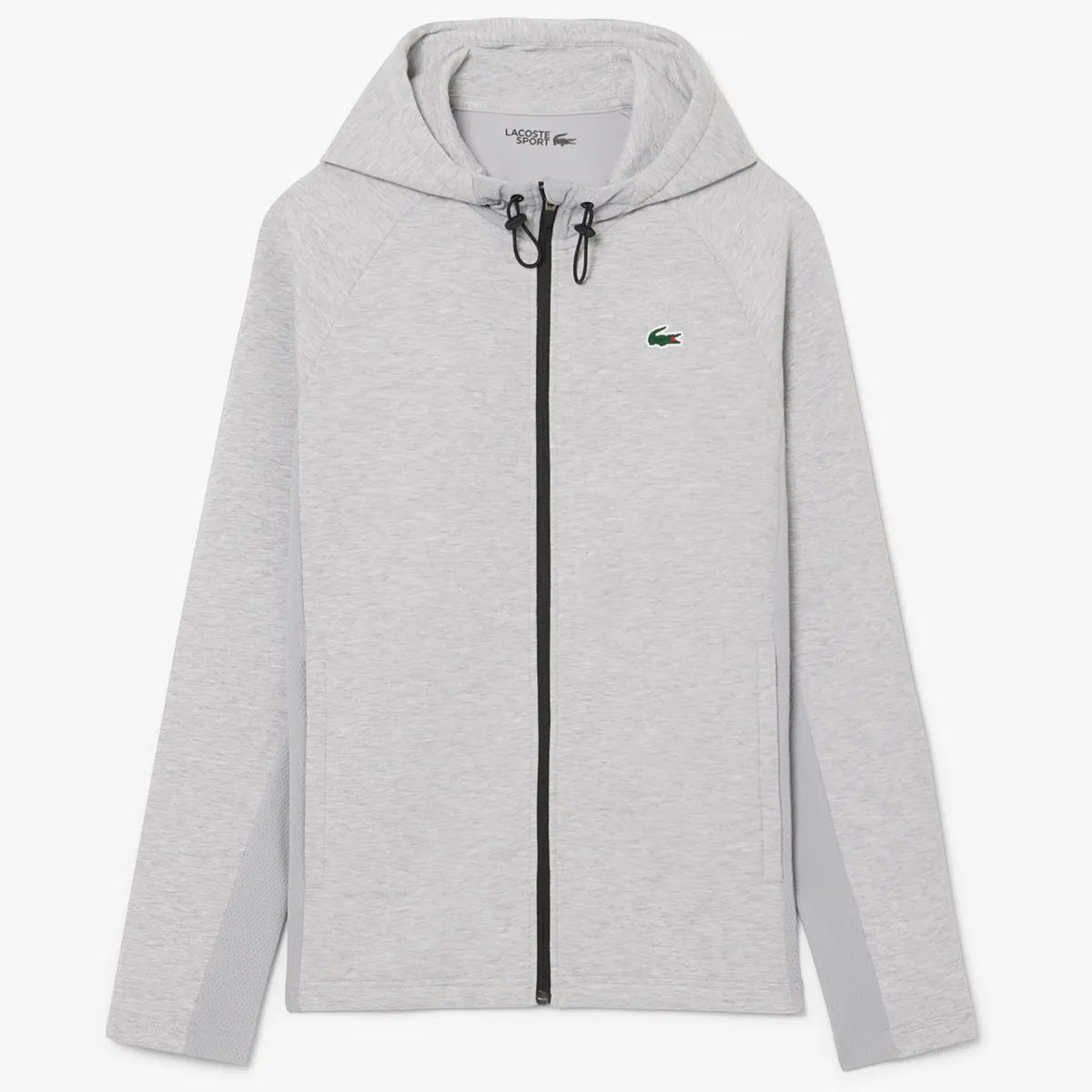 Felpa Lacoste Core Performance con cappuccio Fz Mesh