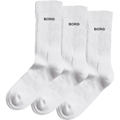 3 Paia di Calzini Bjorn Borg Essential Logo Side (Mid)