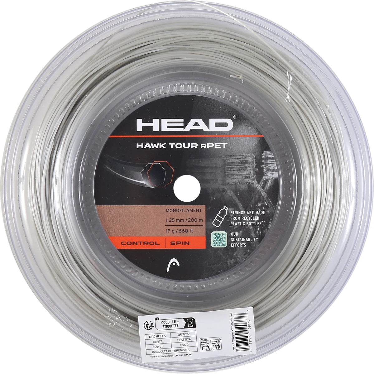 Bobina Head Hawk Tour Rpet (200 Metri)