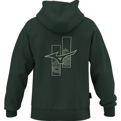 Felpa con cappuccio Mizuno Athletic Graphic