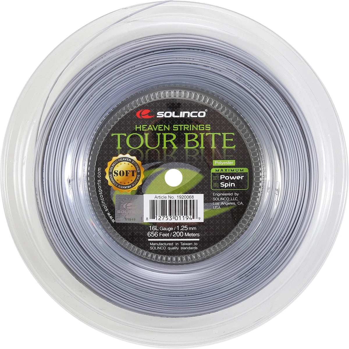 Bobina Solinco Tour Bite Soft (200 Metri)