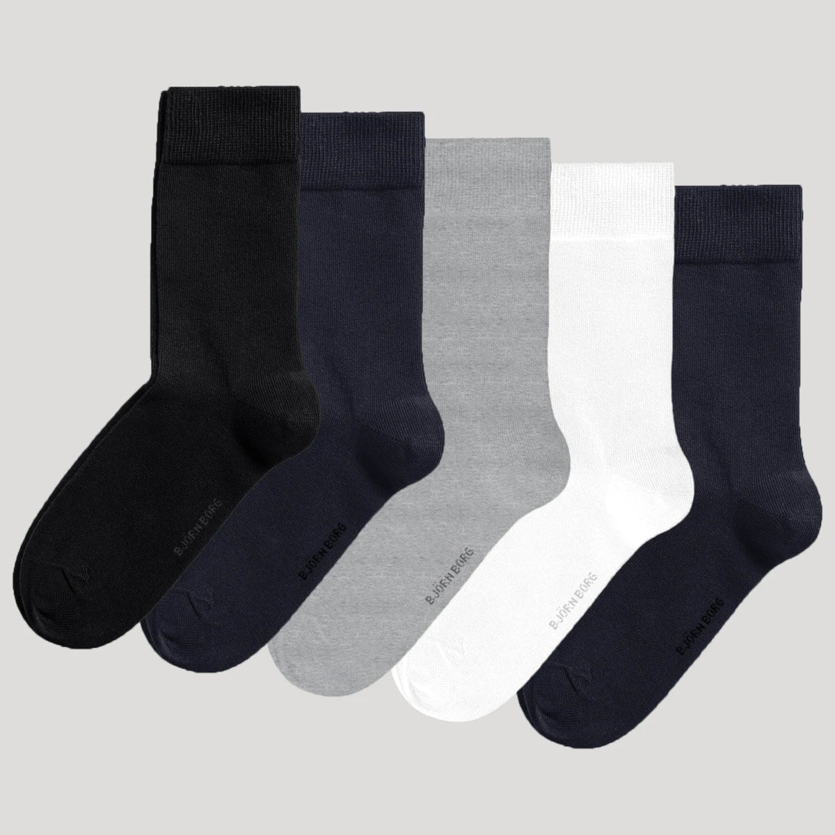 5 Paia di Calzini Bjorn Borg Essential (Mid)