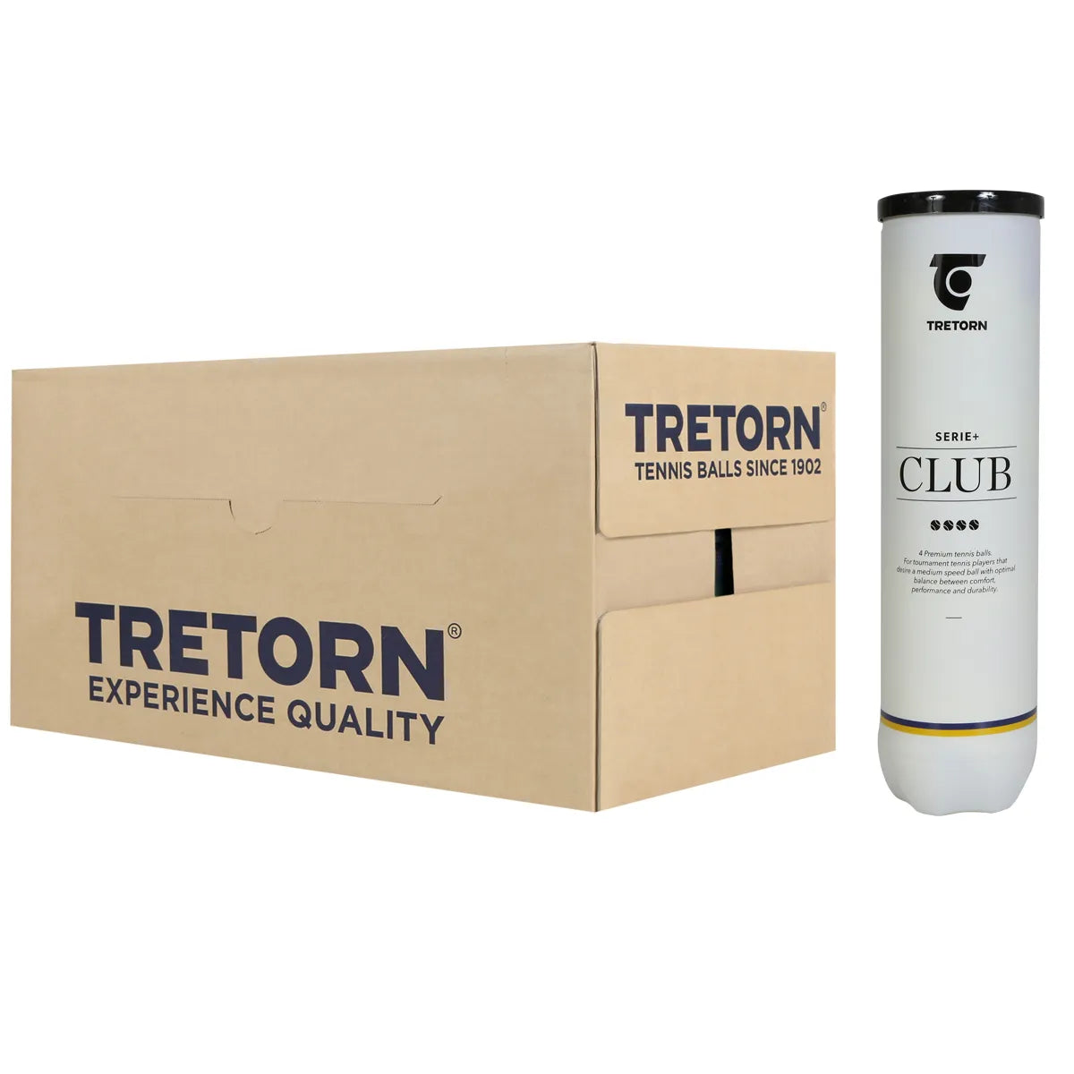 Cartone da 18 Tubetti da 4 Palline Tretorn Serie+Club