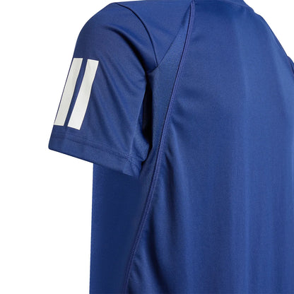 T-Shirt adidas Ragazzo Club 3 Strisce