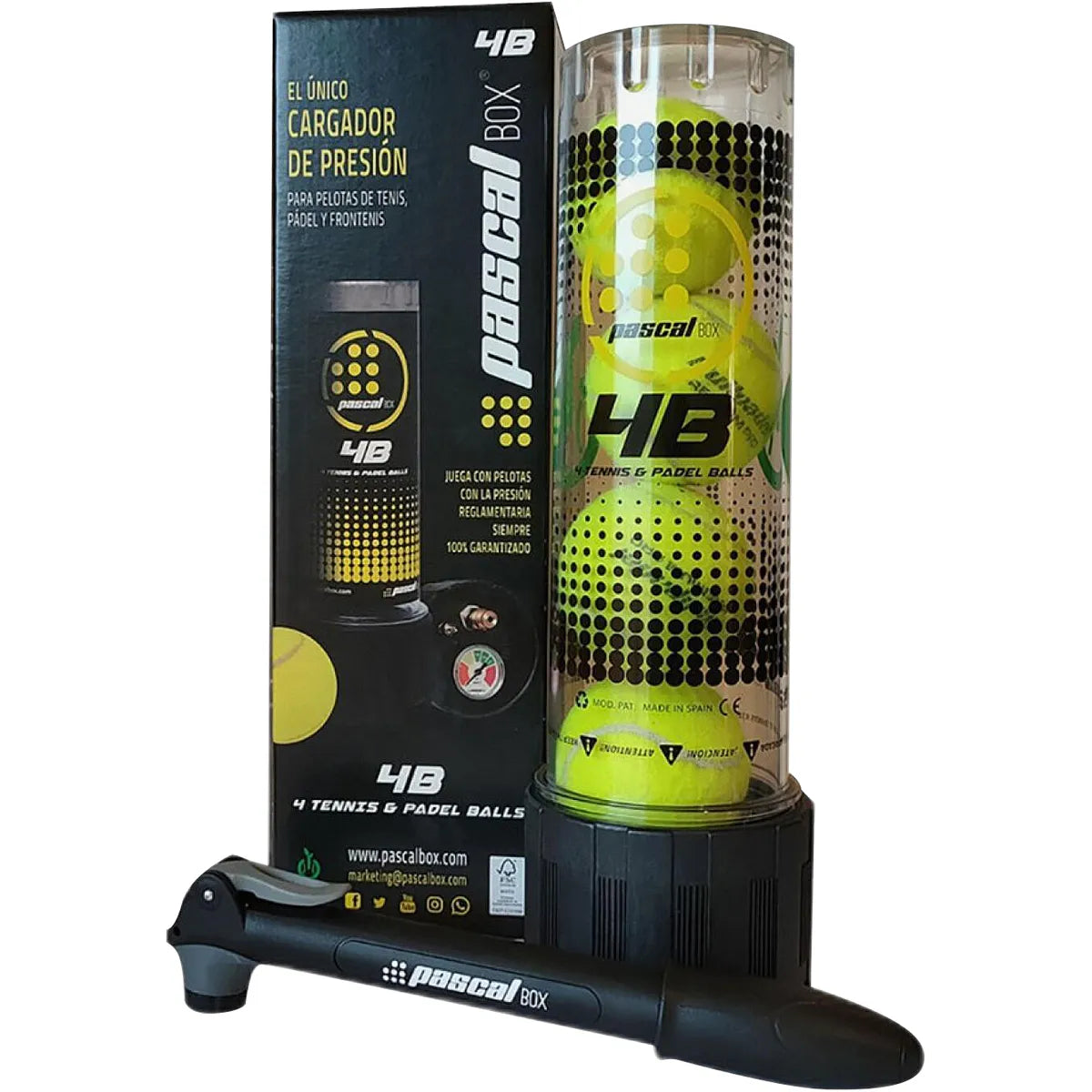 Accessori di Pressurizzazione Bullpadel Pascal Box 4B
