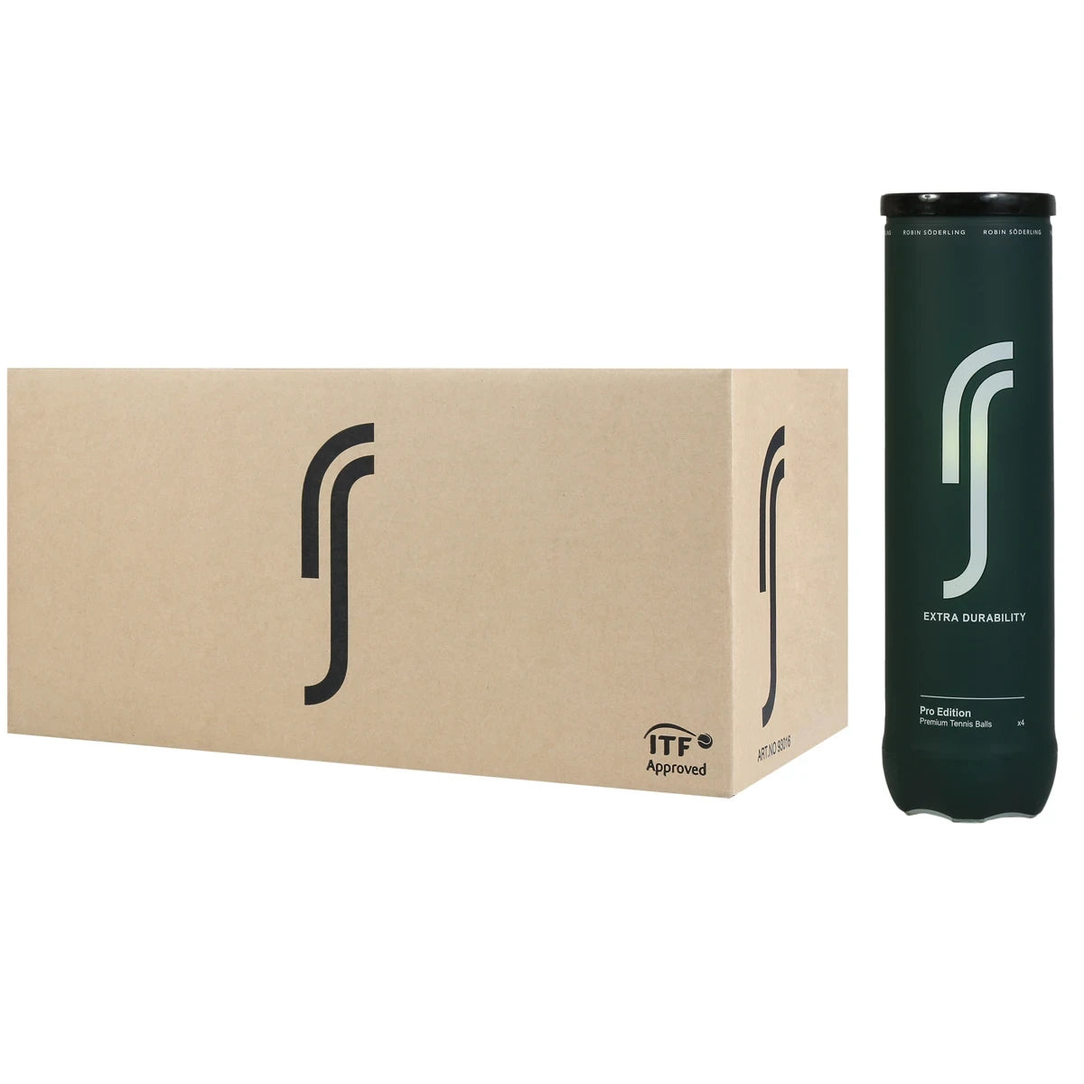Scatola da 18 Tubetti da 4 Palline Robin Soderling All Court Pro Edition