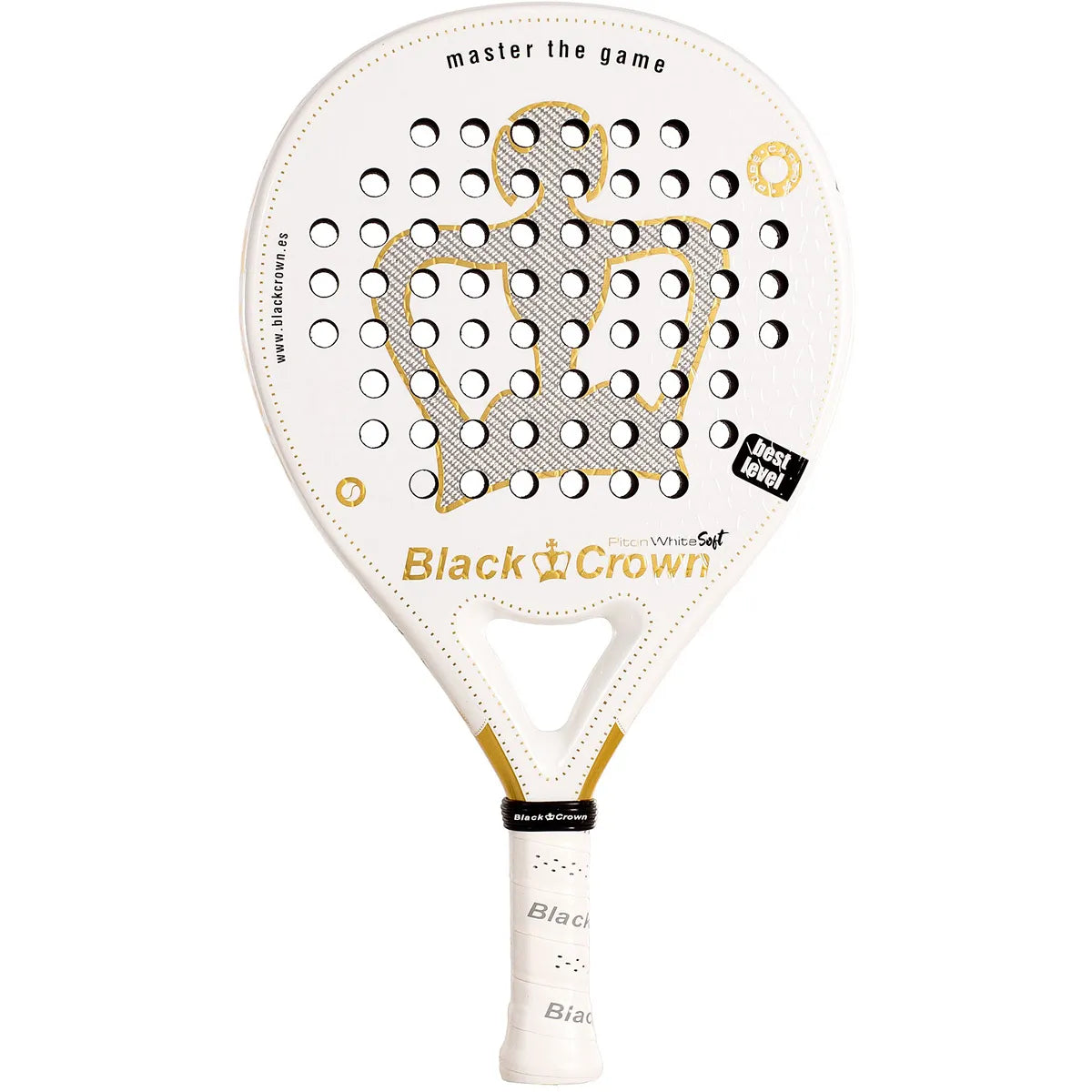 Racchetta da padel Black Crown Piton White Soft