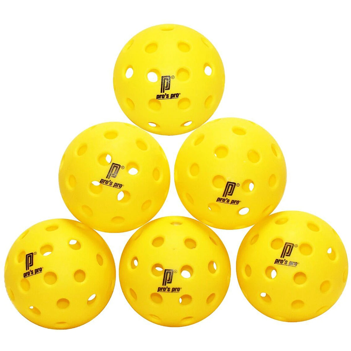 Confezione da 6 Palline da pickleball Pro'S Pro Outdoor
