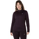 T-Shirt Asics Donna Core Maniche Lunghe 1/2 Zip