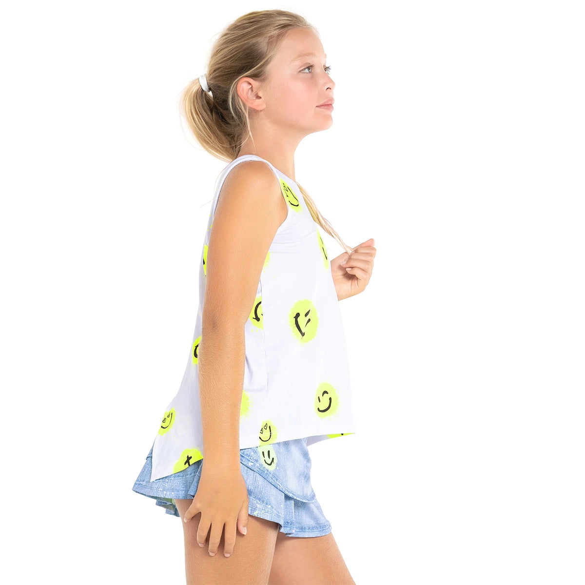 Canotta Lucky In Love Junior Smiles For Miles Tie Back Novelties