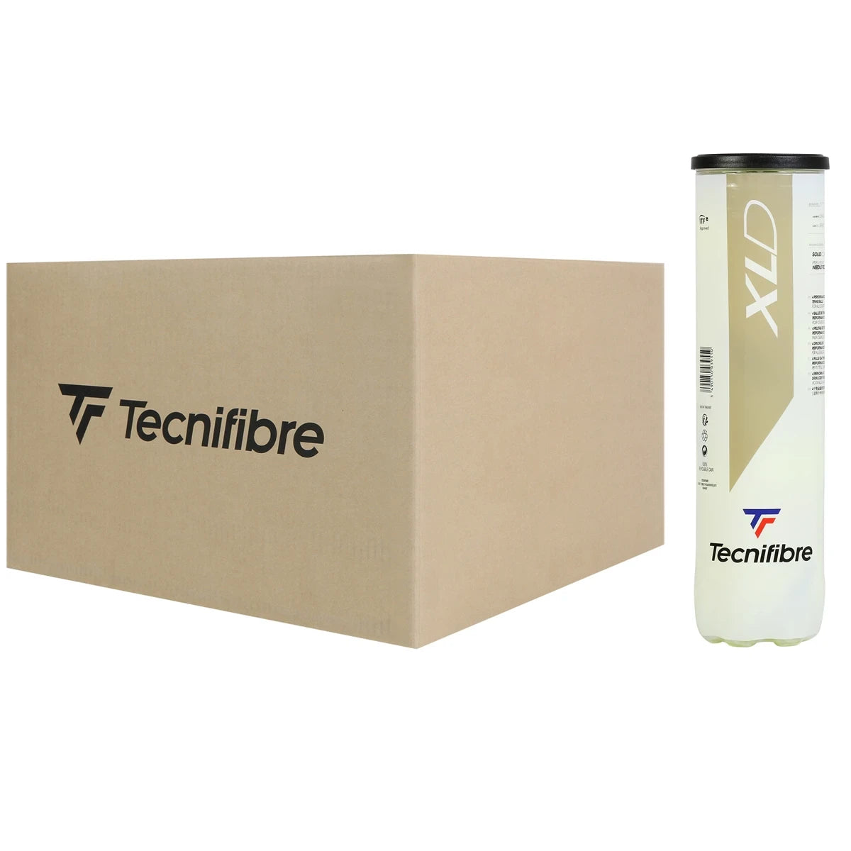 Cartone da 36 Tubetti da 4 Palline Tecnifibre Xld (Senza Pressione)