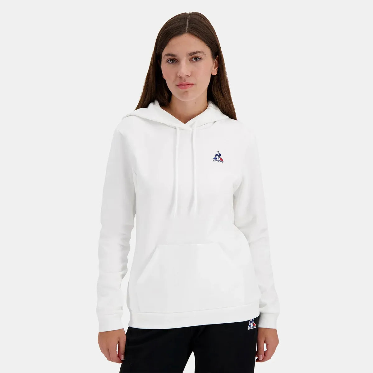 Felpa Le Coq Sportif Donna Essenziale Con Cappuccio
