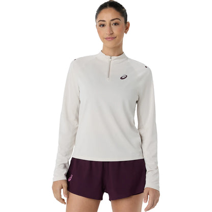 T-Shirt Asics Donna Match 1/2 Zip