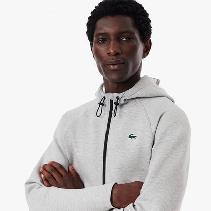 Felpa Lacoste Core Performance con cappuccio Fz Mesh