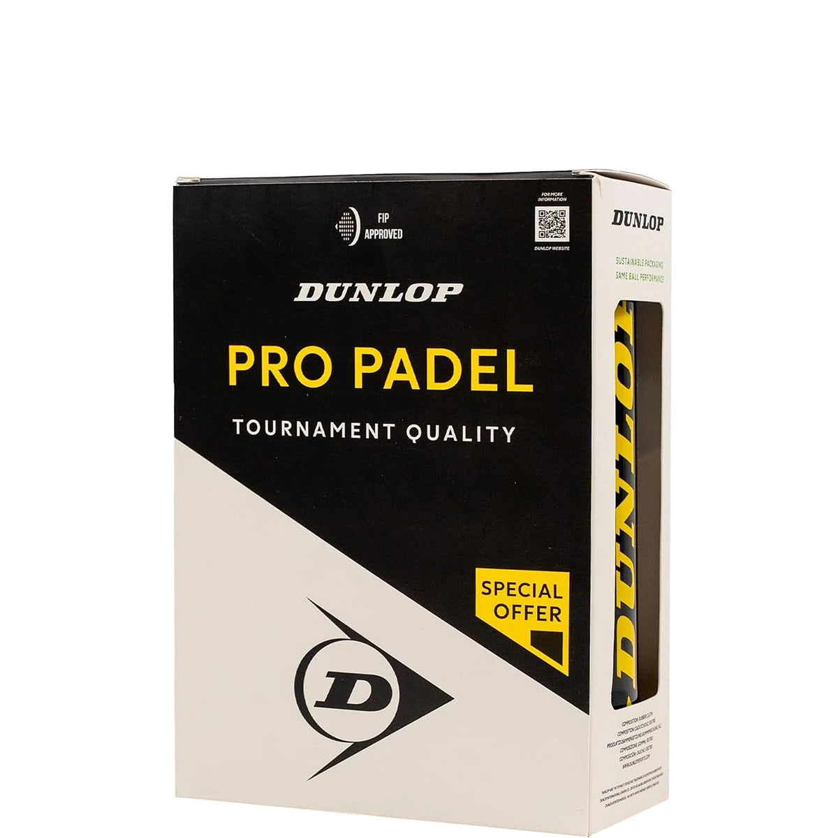 Bipack da 3 Palline Dunlop Pro Padel