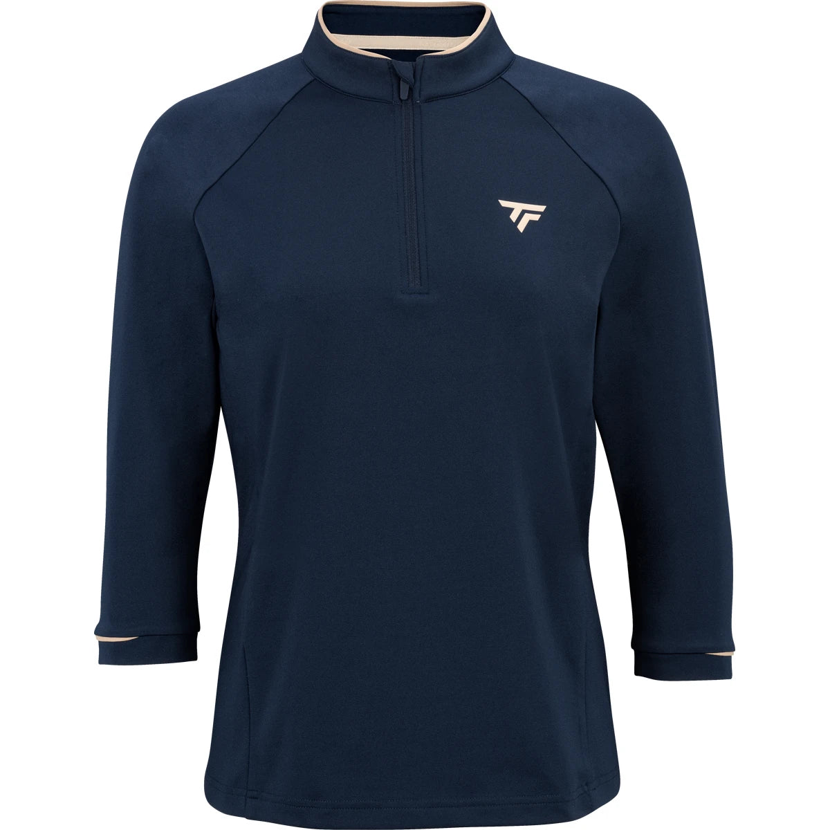 Felpa Tecnifibre Donna Thermo Zip Manica 3/4 Marine