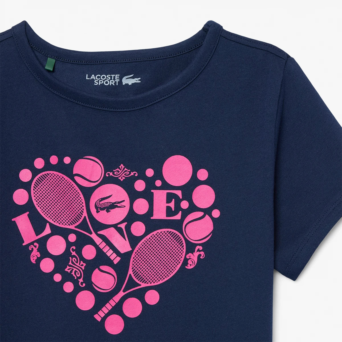 T-Shirt Lacoste Junior Ragazza Core Performance Graphic