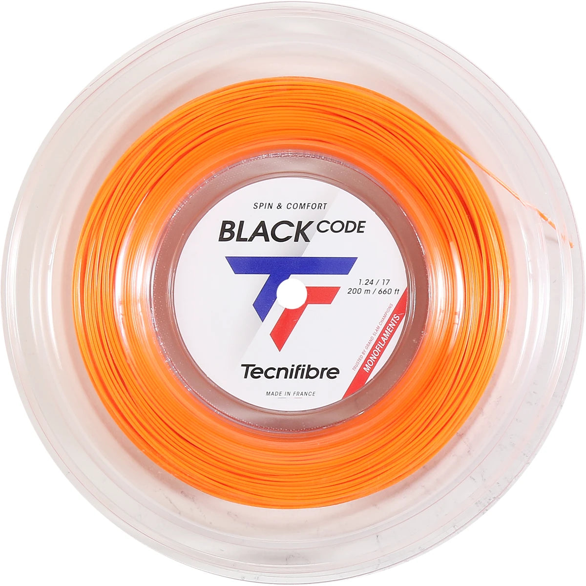 Bobina Tecnifibre Black Code Fire (200 Metri)