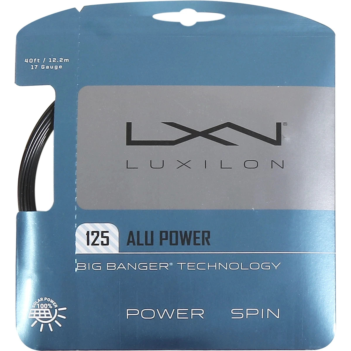 Corda Luxilon Big Banger Alu Power Black (12 Metri)