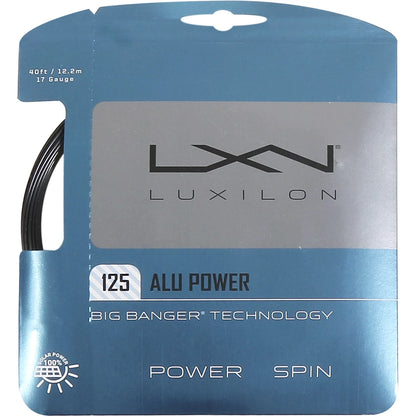 Corda Luxilon Big Banger Alu Power Black (12 Metri)