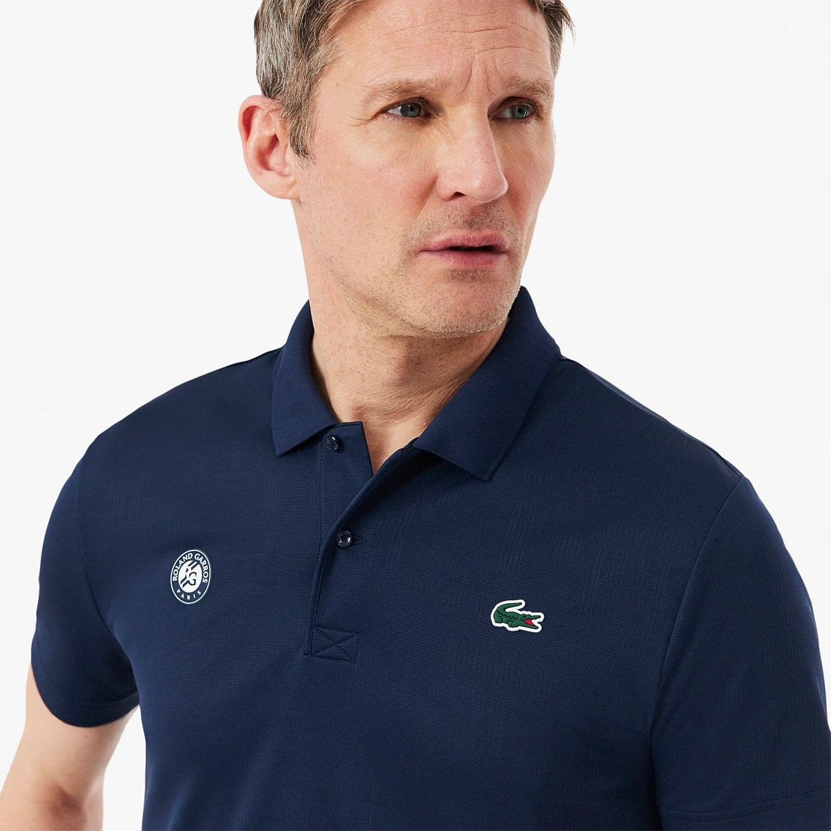 Polo Lacoste Medvedev On Court Grafico
