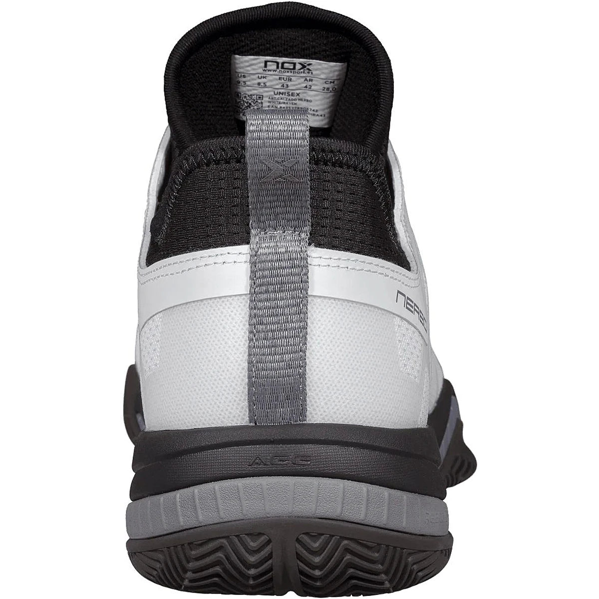 Scarpe da padel Nox Nerbo White/Raven