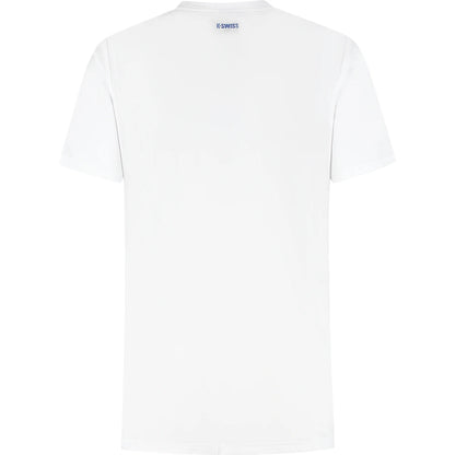 T-Shirt K-Swiss Hypercourt Print Crew Stripe