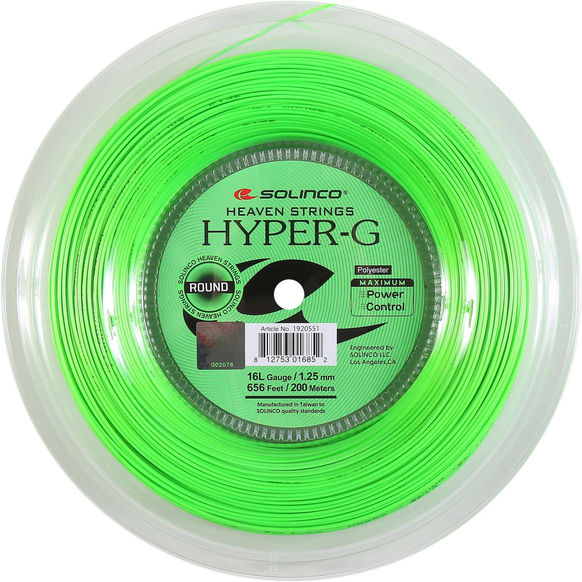 Bobina Solinco Hyper-G Round (200 Metri)