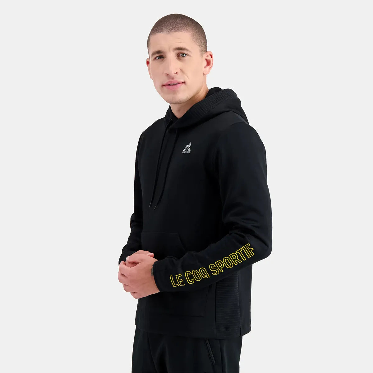 Felpa con cappuccio tecnica Le Coq Sportif