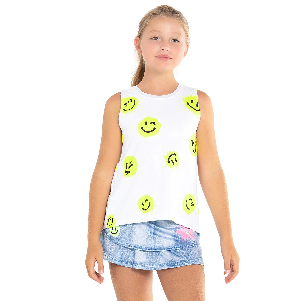 Canotta Lucky In Love Junior Smiles For Miles Tie Back Novelties