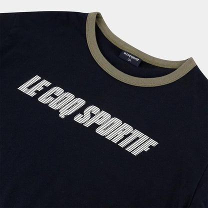 T-Shirt Le Coq Sportif Junior Maniche Lunghe Grafica
