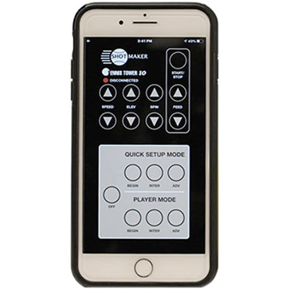 Lanciatore di palline Tutor Plus Player su Batteria-Tele Mobile