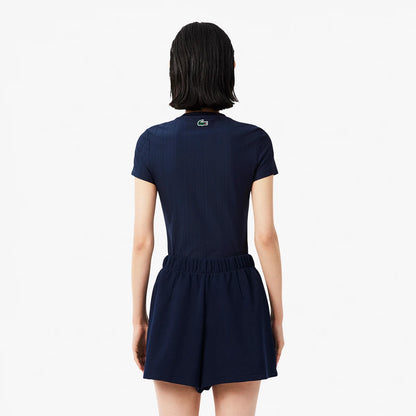 T-Shirt Donna Lacoste Heritage